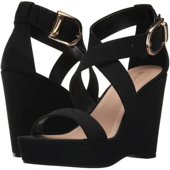 bcbgeneration jae platform wedge sandals
